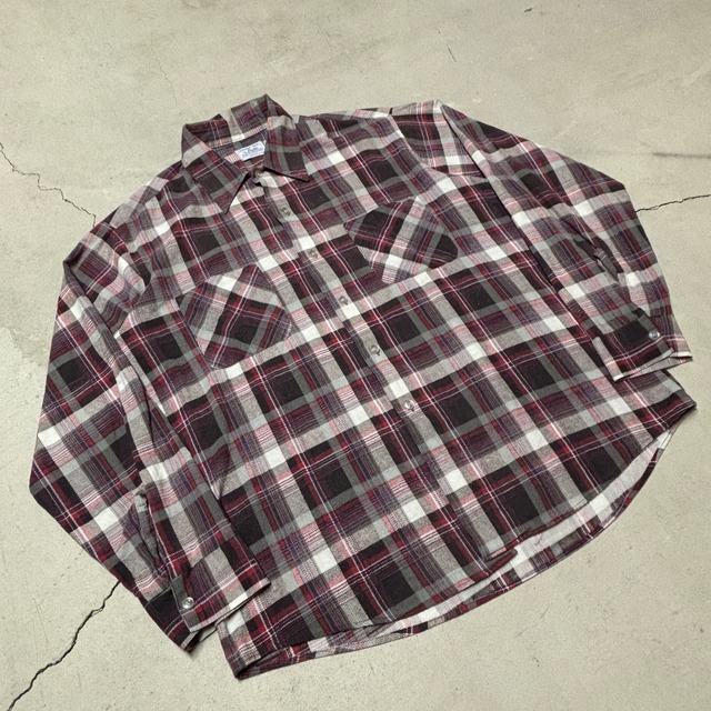 1970s FLANNEL CHECK SHIRT