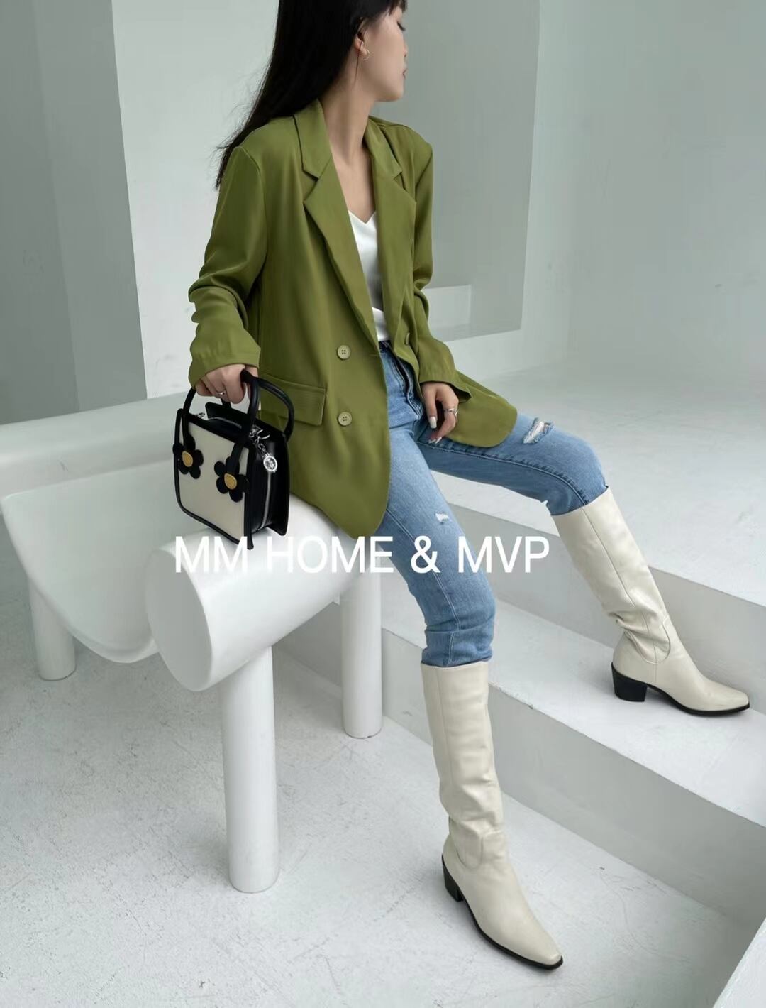 ダブルボタンジャケット　AJ42441-686