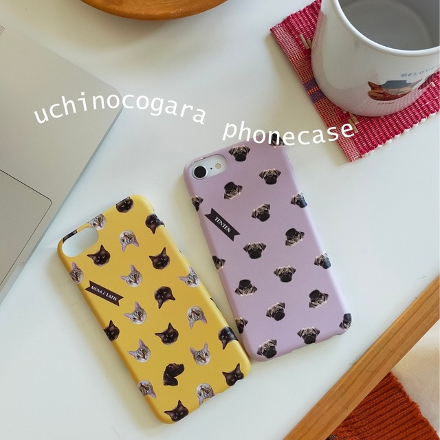 うちのこ柄スマホケース