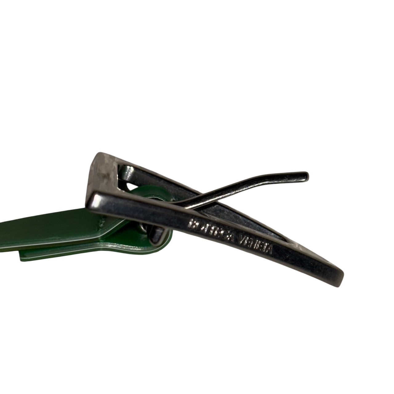 BOTTEGA VENETA green rubber belt “Triangle”