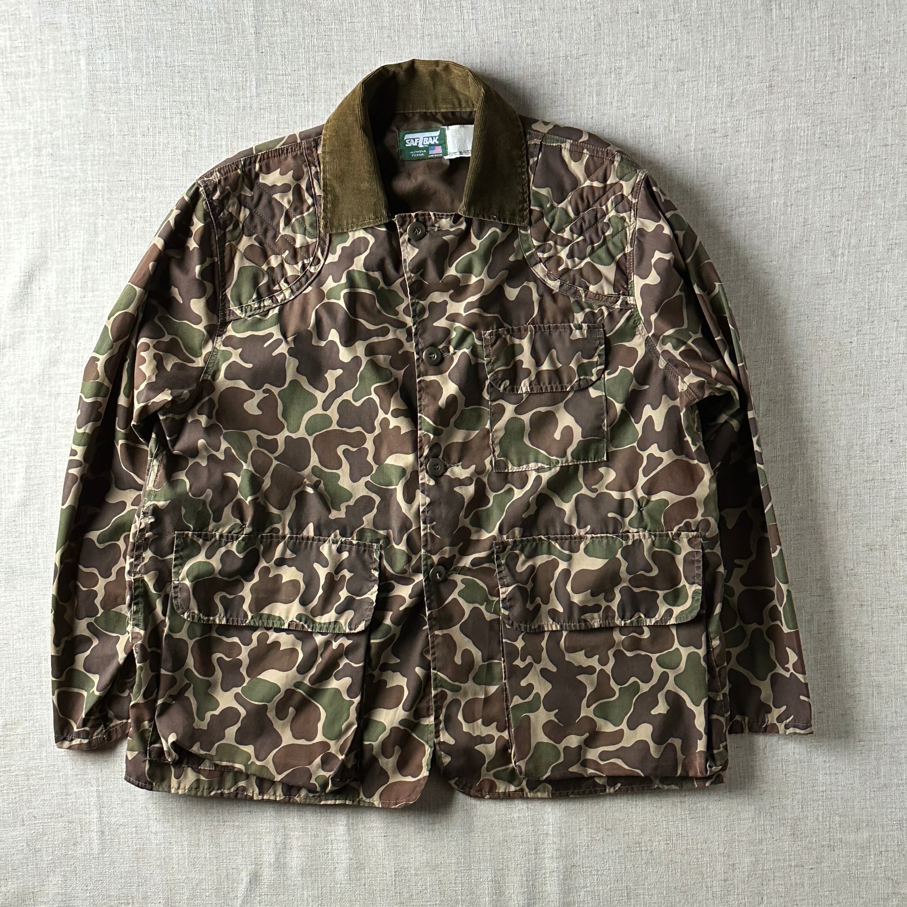 80-90s SAF T BAK USA Hunting Camo Jacket / Unisex XL