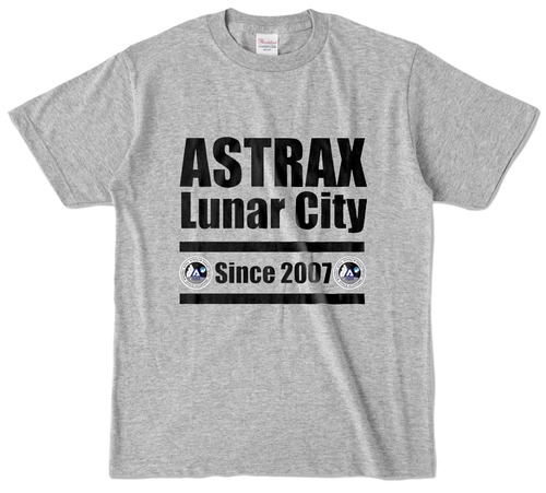 ASTRAX月面シティ・オリジナルTシャツ(グレー)