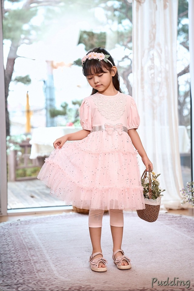 【予約】<PUDDING>  Butterfly dress