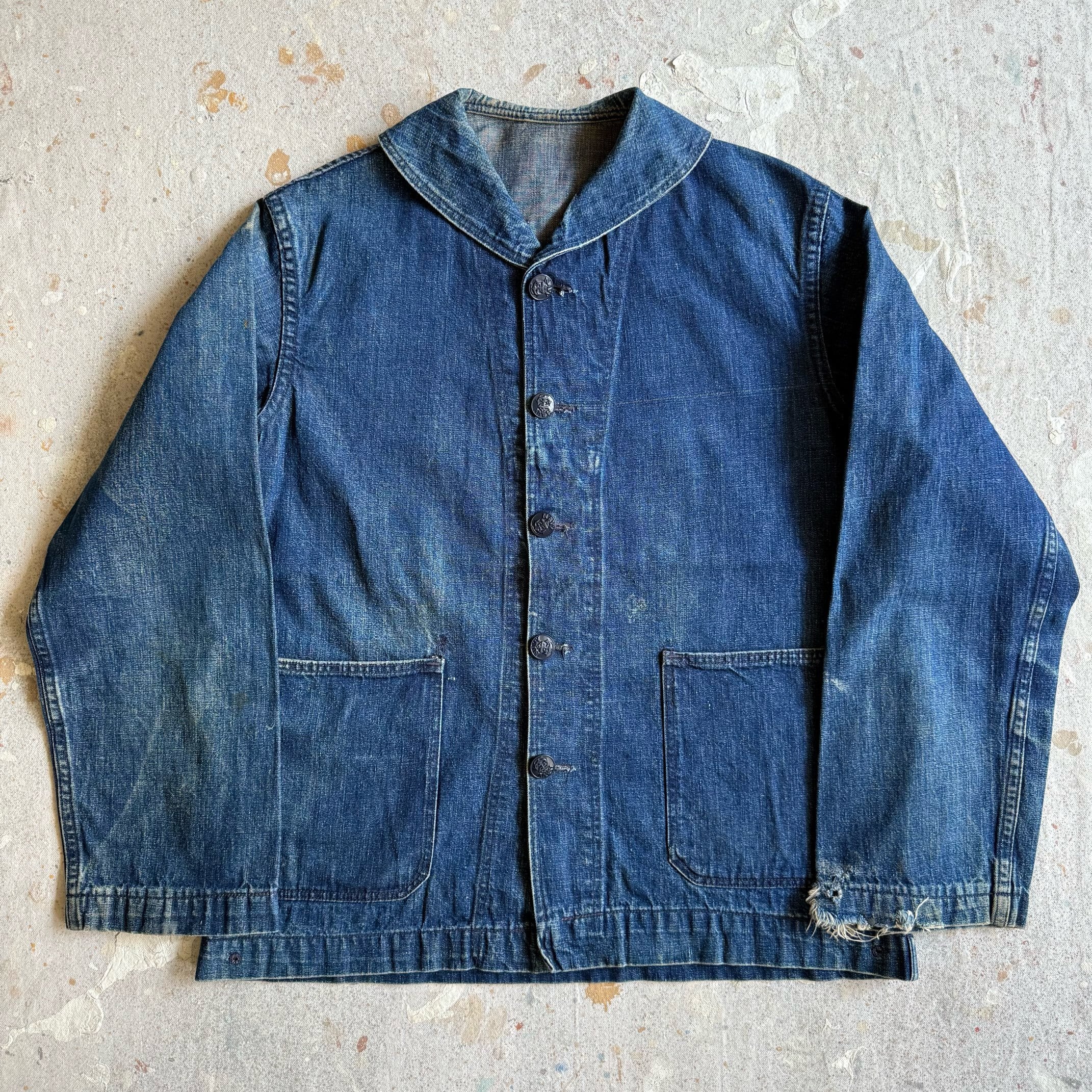 1940s USNAVY カバーオール 40位 ヘチマ チェンジボタン Z186