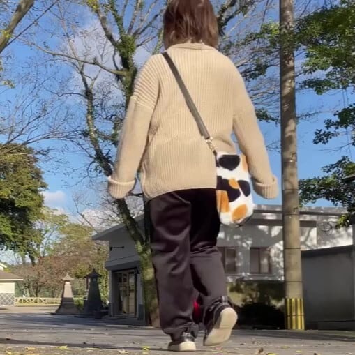 ベージュ】厚手リブ編みニットカーディガン｜ゆったり上品シルエット