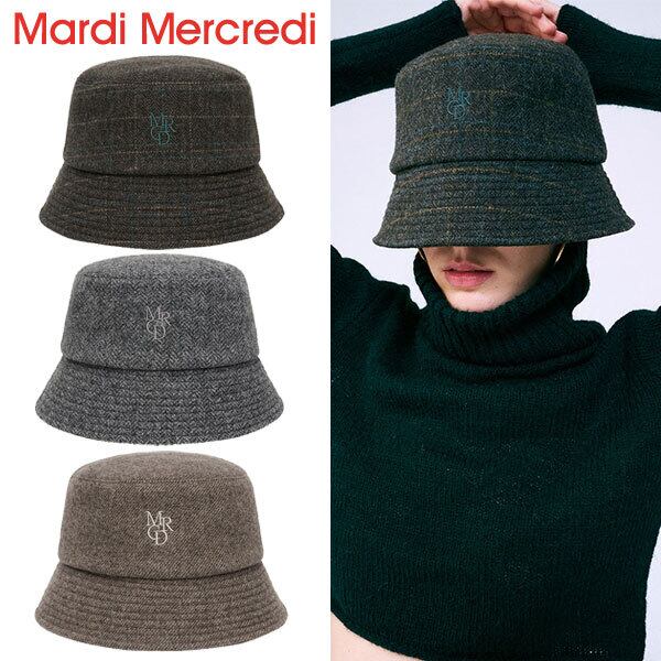 MARDI MERCREDI WOOL BUCKET HAT WM2324 マルディメクル