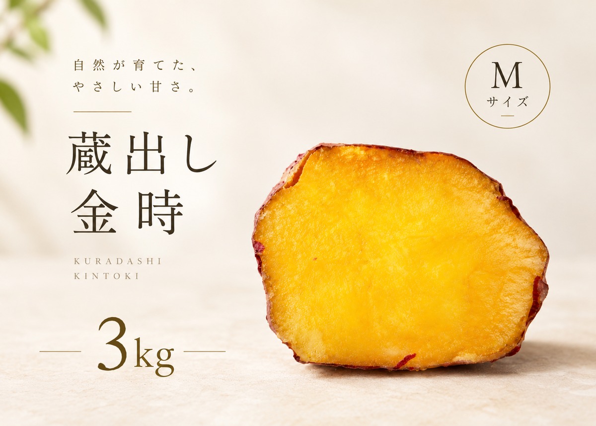 芋さま　賞味期限をご確認ください。 60日熟成】なると金時_Mサイズ_3㎏箱 | なると金時 さつまいも 芋けん