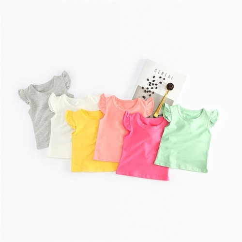 袖フリル カットソー Tシャツ トップス