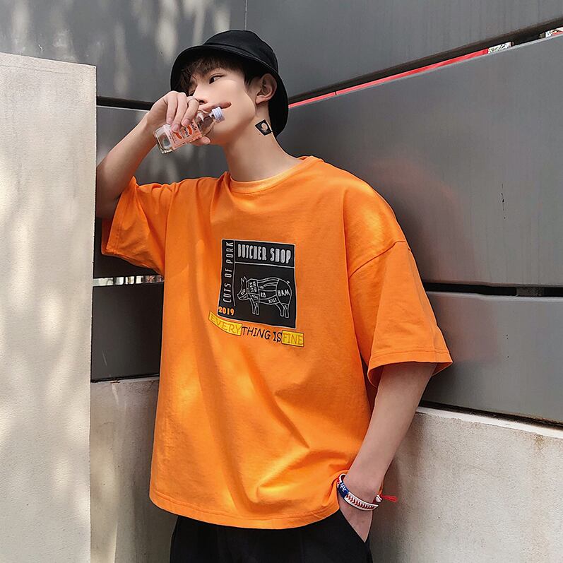 全3色 Tシャツ カットソー プリント カジュアル おしゃれ