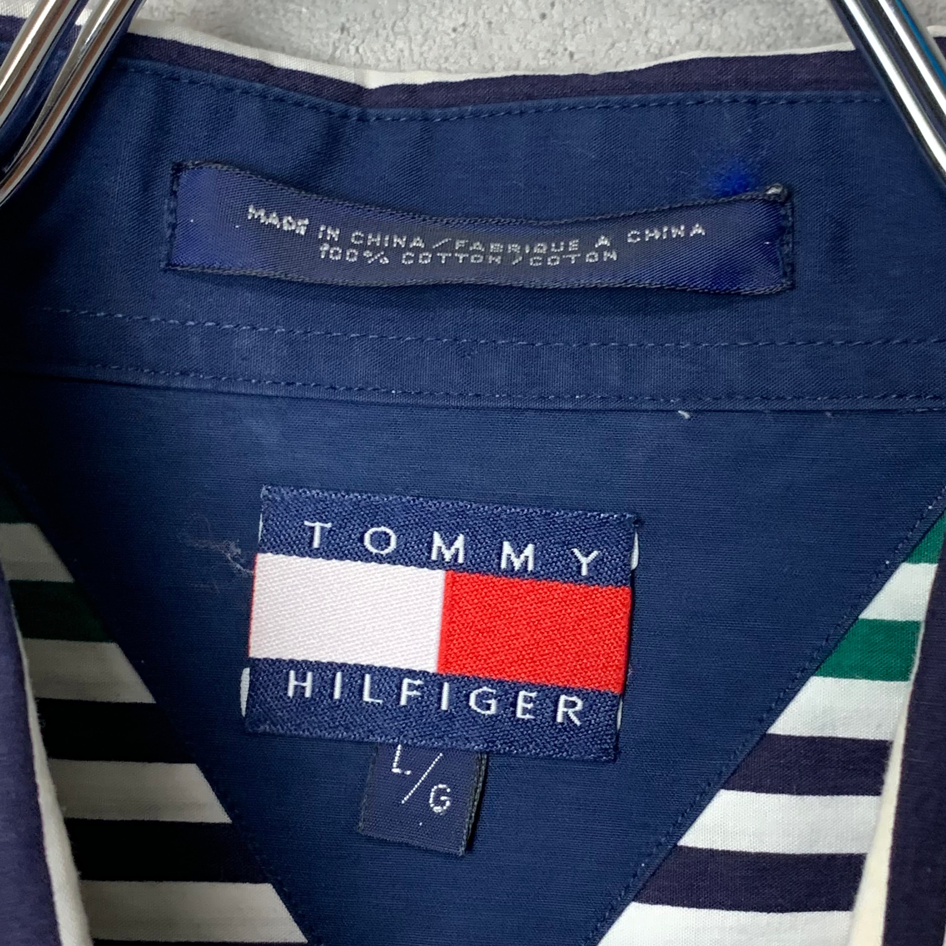 トミーヒルフィガー TOMMY HILFIGER ストライプ シャツ マルチ