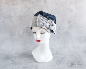サッシュリボン|Petite Fleur × Navy|前髪ウィッグ対応