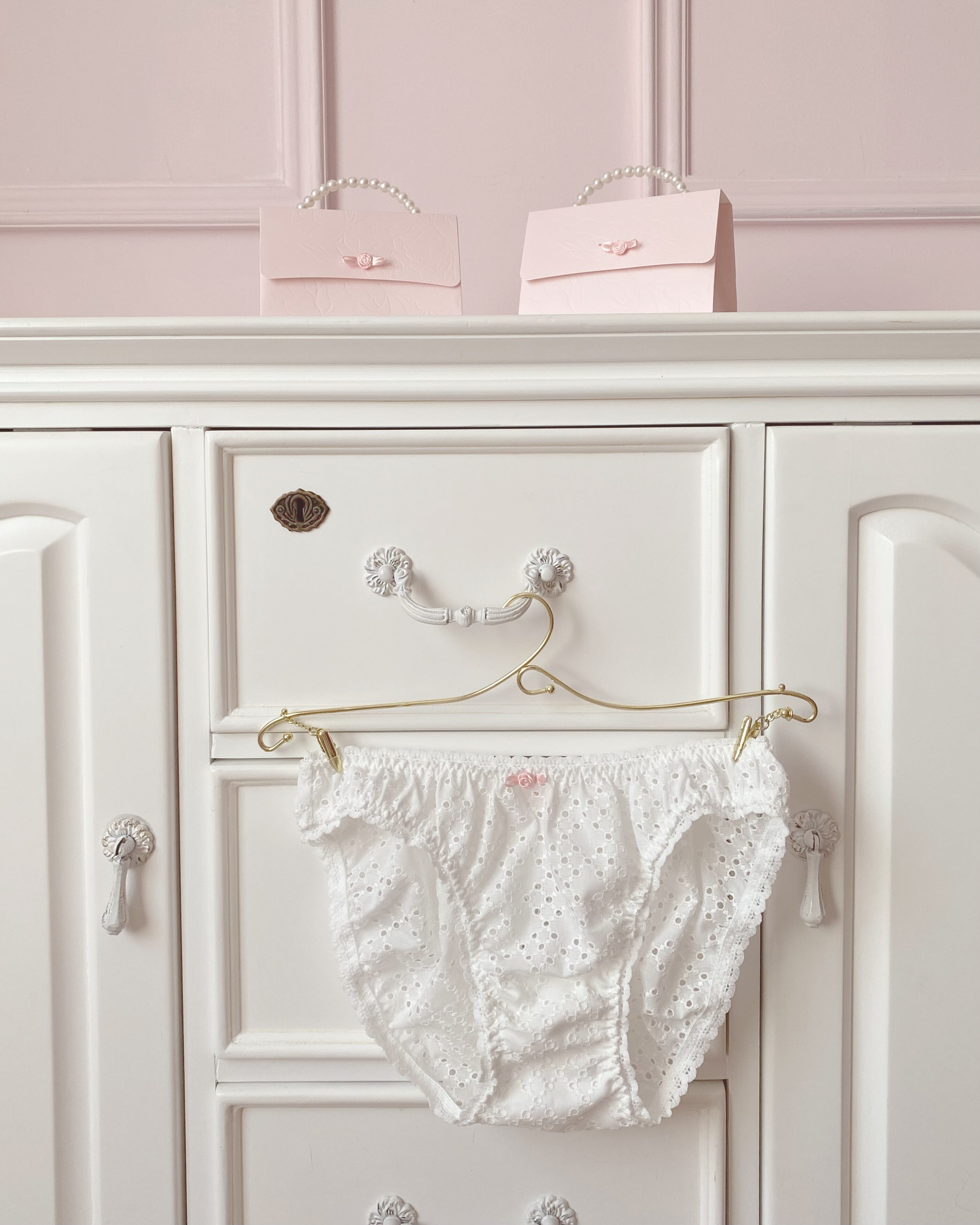 petite rose lingerie bag