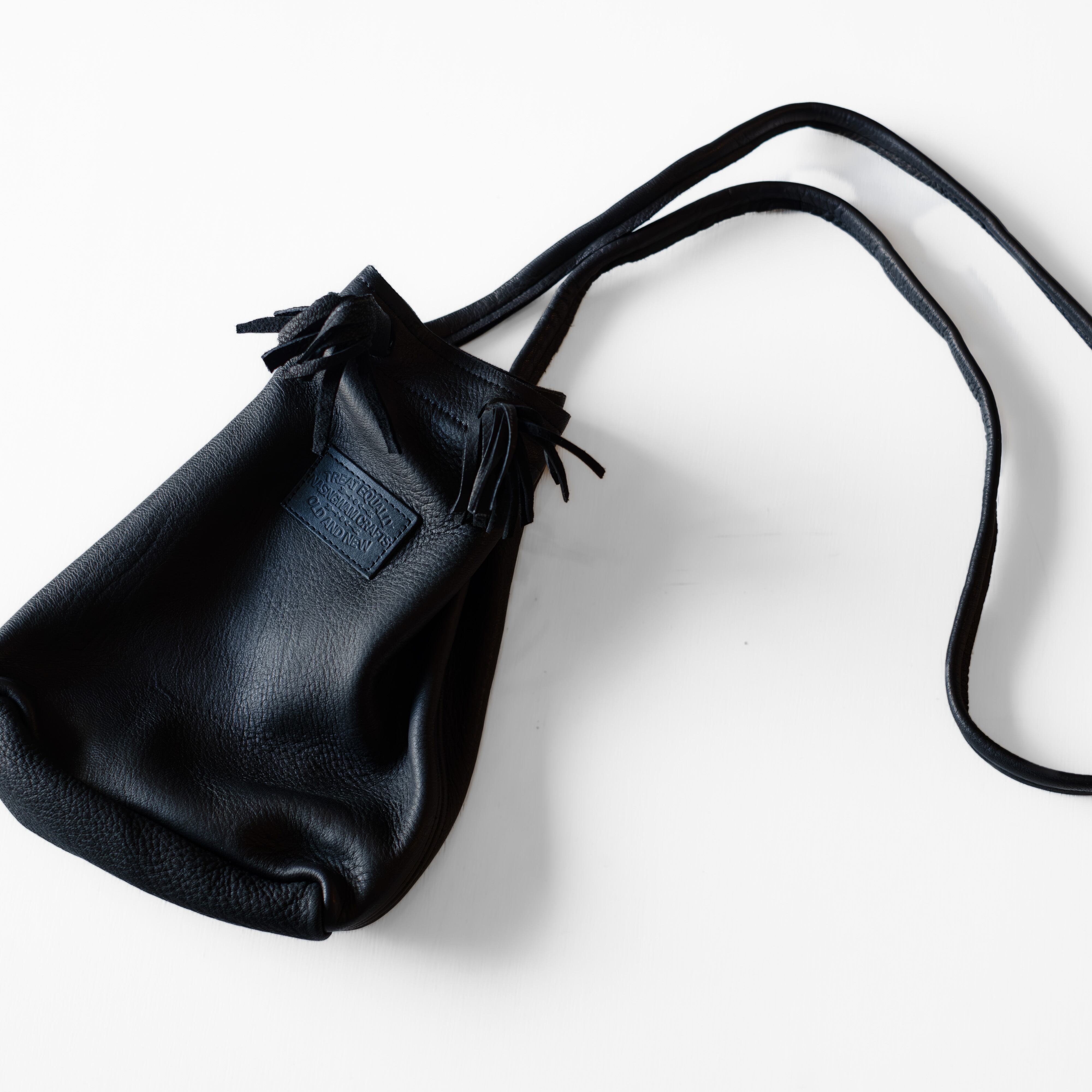 Nasngwam. × EARLY MORNING】 DEERSKIN WHISKY BAG (3colors) | dros dro