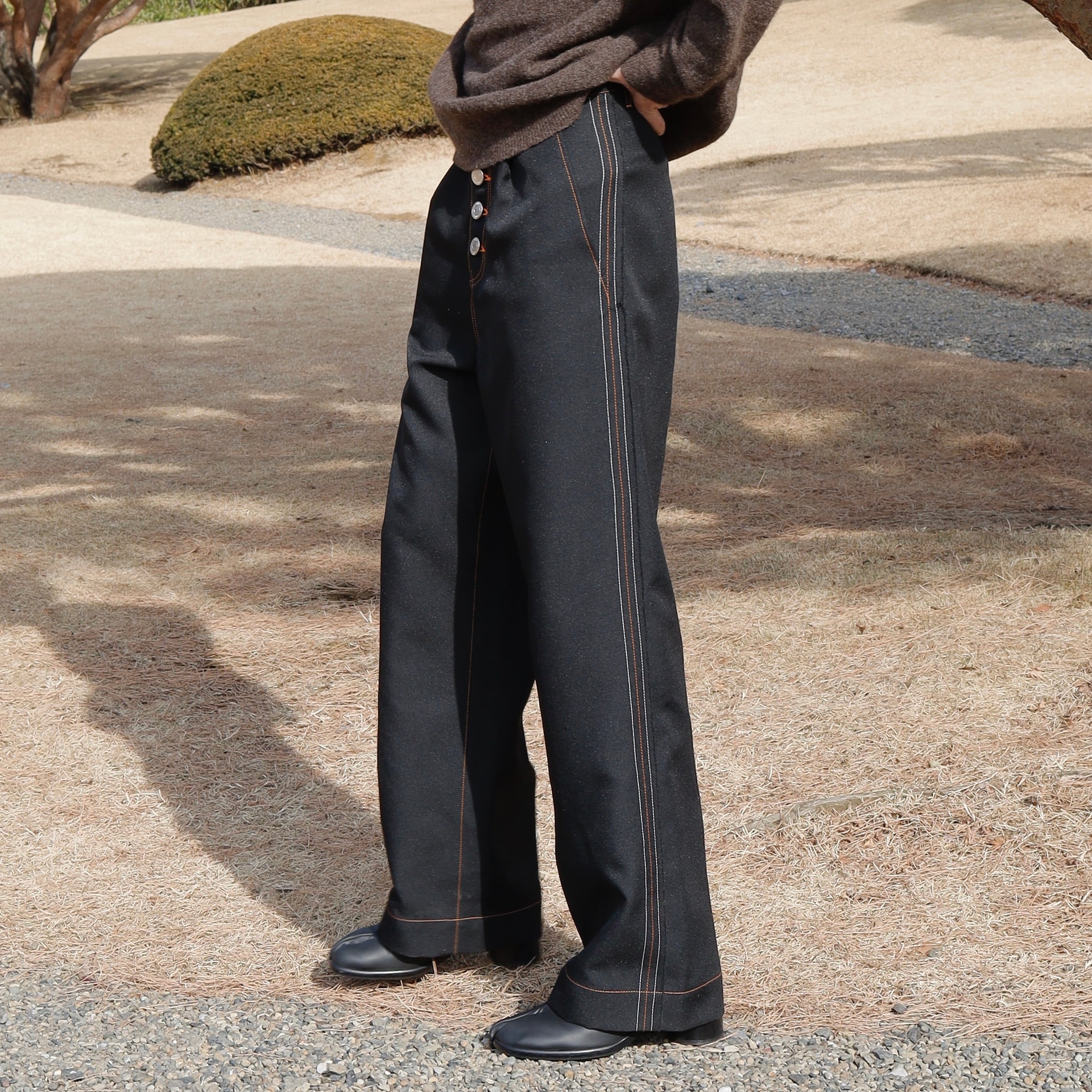 loile side seam long pants サイズ2