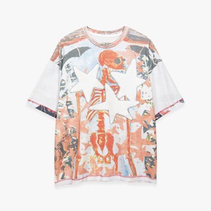P.A.M. / PERKS AND MINI 25AW BACK TO LIFE SPECIALTY TEE / JOSH SMITH (MULTI)