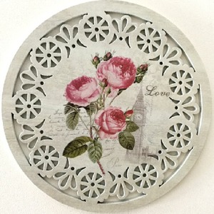 バラコースター単品（ビッグベン）薔薇雑貨：　C0pernicus