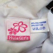 フラダンス 衣装 HULA GIRLS フラガールズ ワンピース ドレス イエロー系 ホワイト系 ツートンカラー ワンショルダー 無地 光沢 上品 きれい 高級感 かわいい 華やか 鮮やか 明るい 黄 白 ハワイアン アロハ ハワイアンプリント レッスン 練習