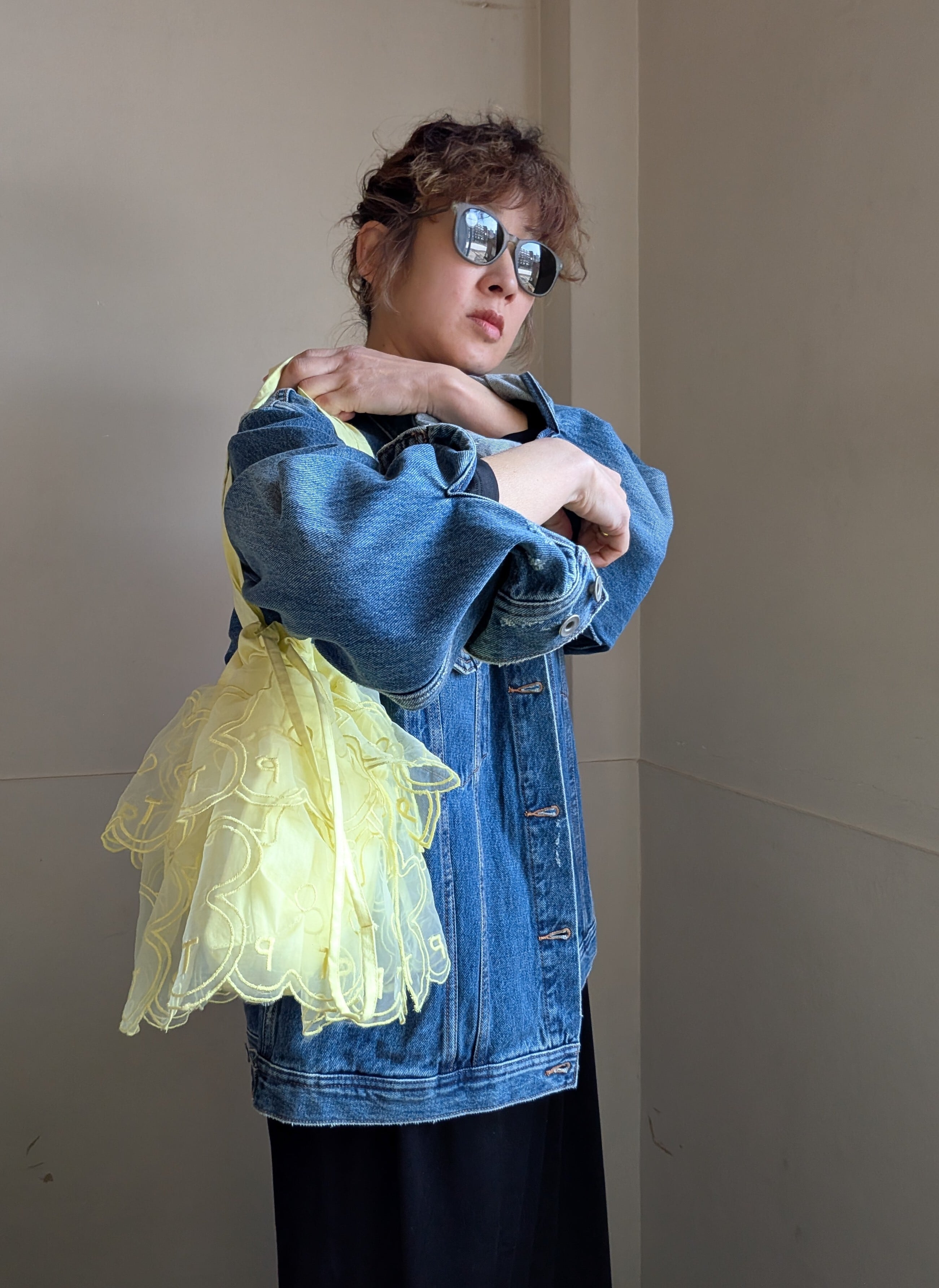 THEATRE PRODUCTS ］シアタープロダクツ / FLOWER ORGANDY TOTE BAG