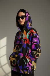 All-Over Print Recycled Unisex Zip Hoodie