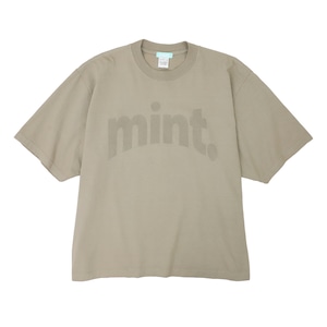 oversized logo t. [oatmeal]