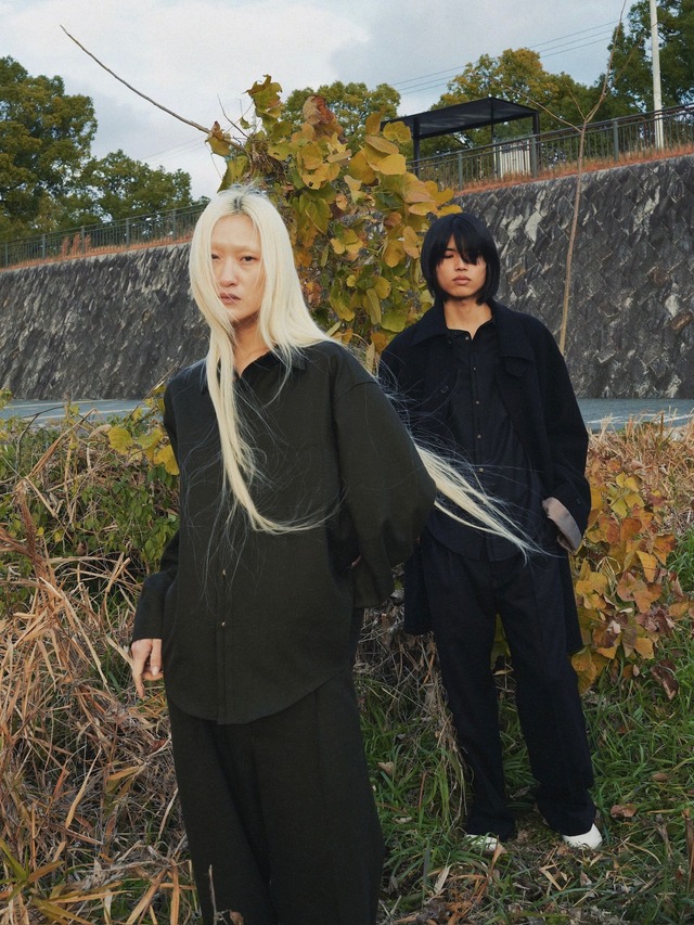 Ex. SASAKI SATORU imperfection shirt / Black