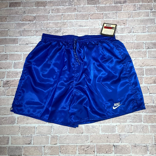 NIKE NYLON SHORT  BLUE L "DEAD STOCK"