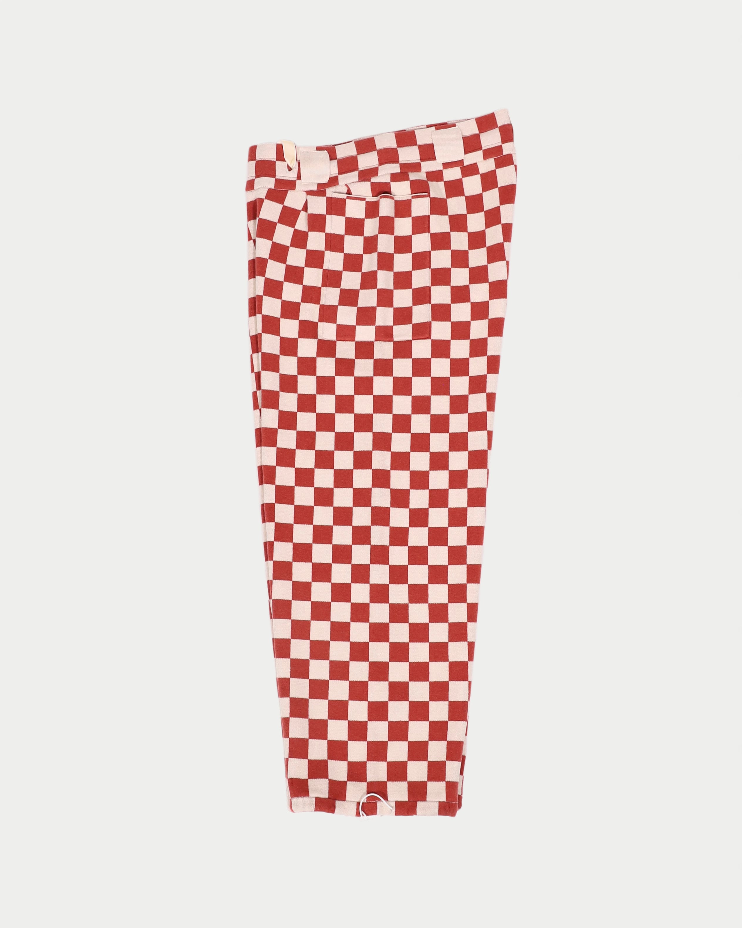 ラスト2点【BIG】Jacquard Relax Pants/Black Checker | AMBERGLEAM