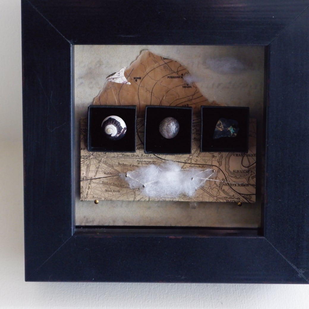 山口茉莉 No.86「雲を捕る三つの装置」 | Azur rose Galerie