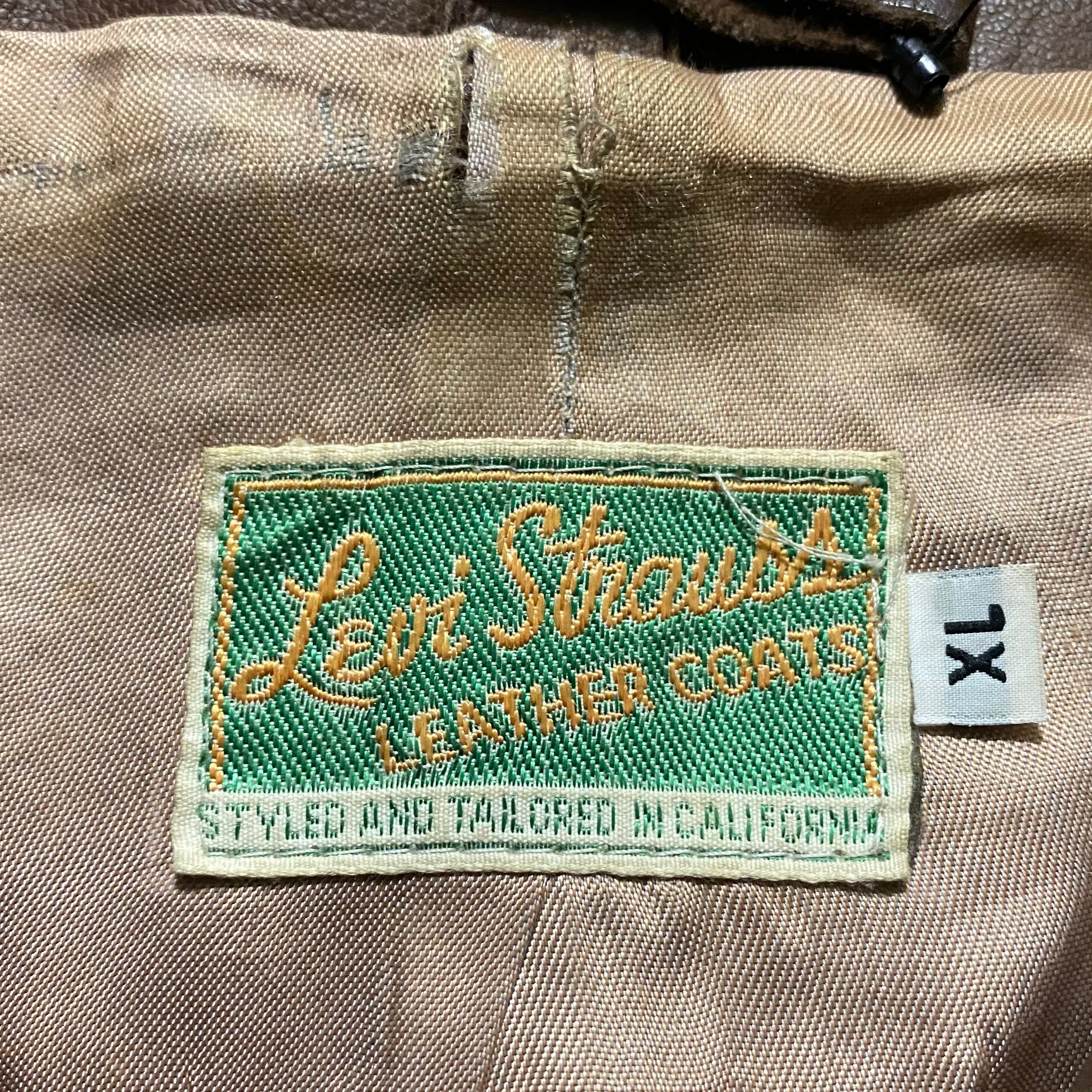 old euro LEVI'S leather jacket | NOIR ONLINE