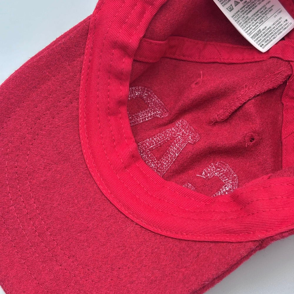 10s GAP ギャップ ビッグロゴ刺繍 ウールブレンド フェルト 6パネル