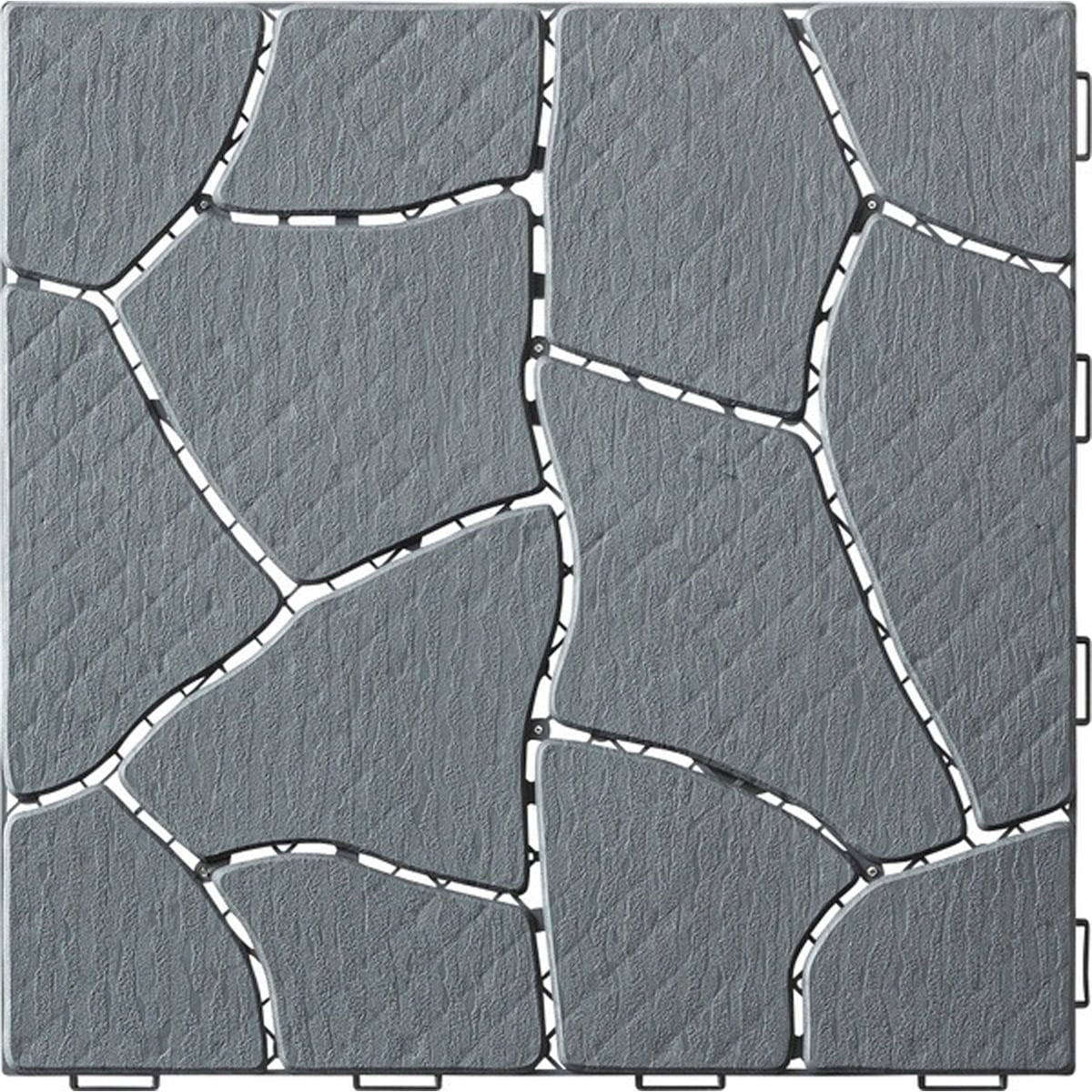 フロアパネル ジョイント DIY 軽量 軽い 耐水 排水 人工石畳 デッキパネル ジョイントパネル 玄関 ベランダ バルコニー テラス 庭 ガーデン 敷くだけ 置くだけ 正方形 おしゃれ フロアデッキ タイル はめるだけ 石風 簡単 北欧 シンプル モダン グレー スタイリッシュ