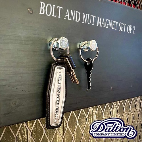 DULTON BOLT AND NUT MAGNET SET OF 2 ボルト アンド ナット マグネット 2セット フェイク フック 磁石 キーホルダー