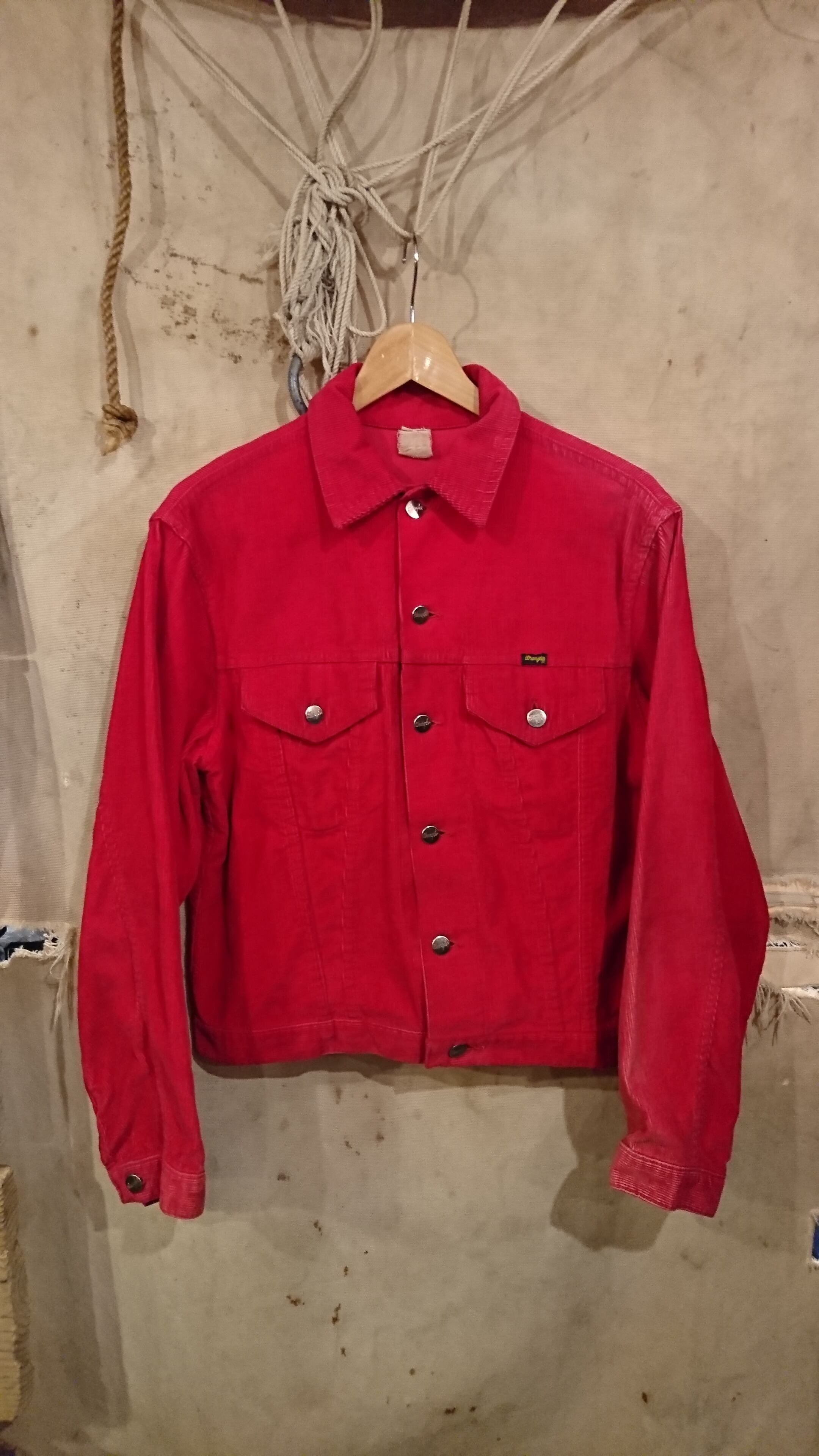70s "Wrangler" Red Corduroy Jacket