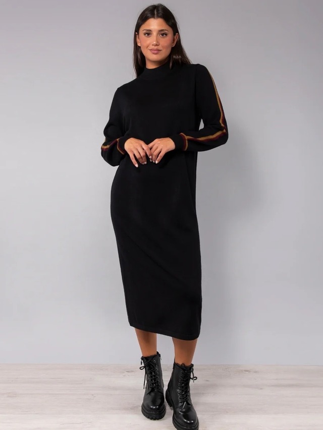 COSY  取り外し可能な襟付き ロングドレス  ヴェルデッシマ　