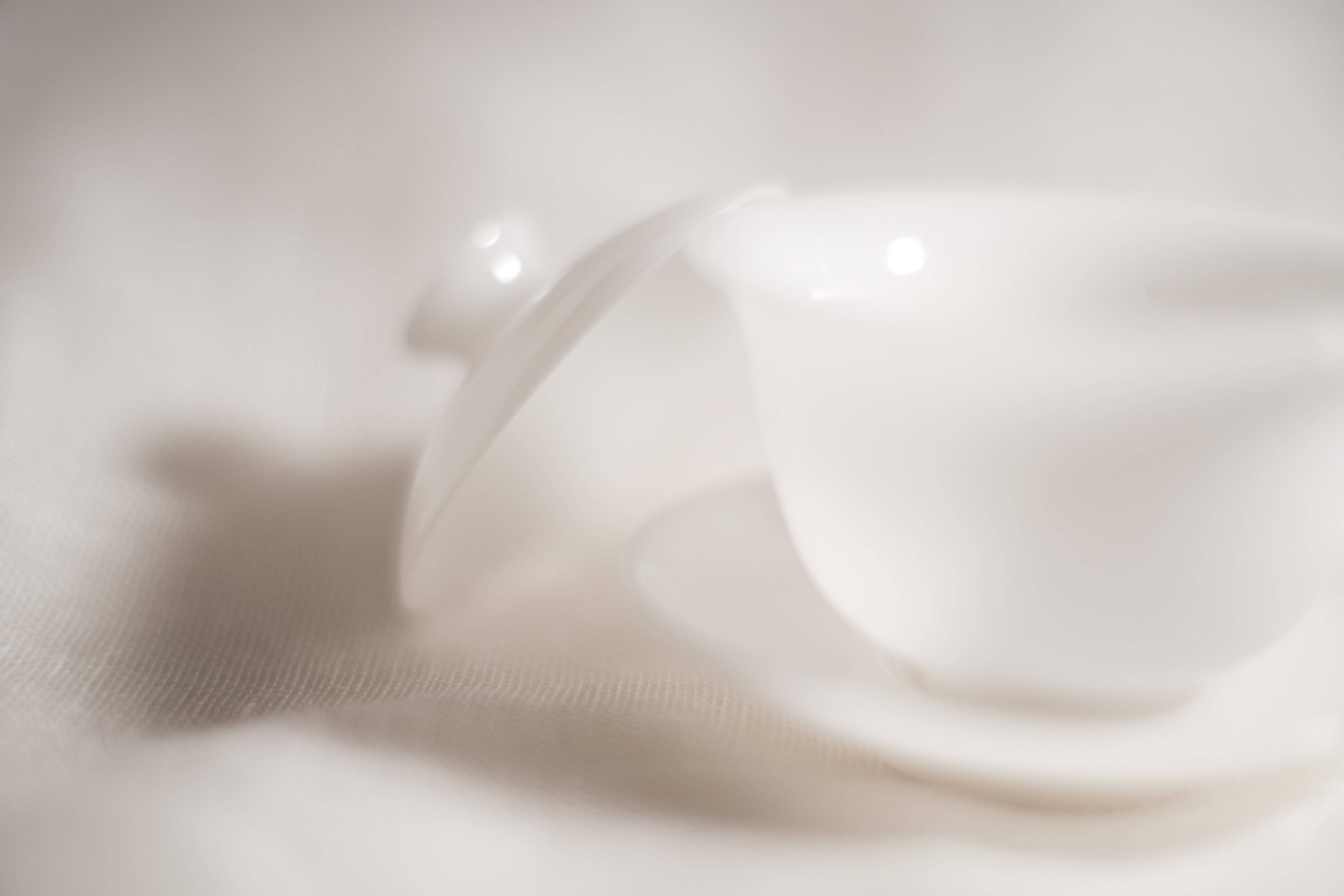 氷種白磁蓋碗＜徳化窯＞（満水約80cc、実用容量約65cc） | 北白川糕糰店