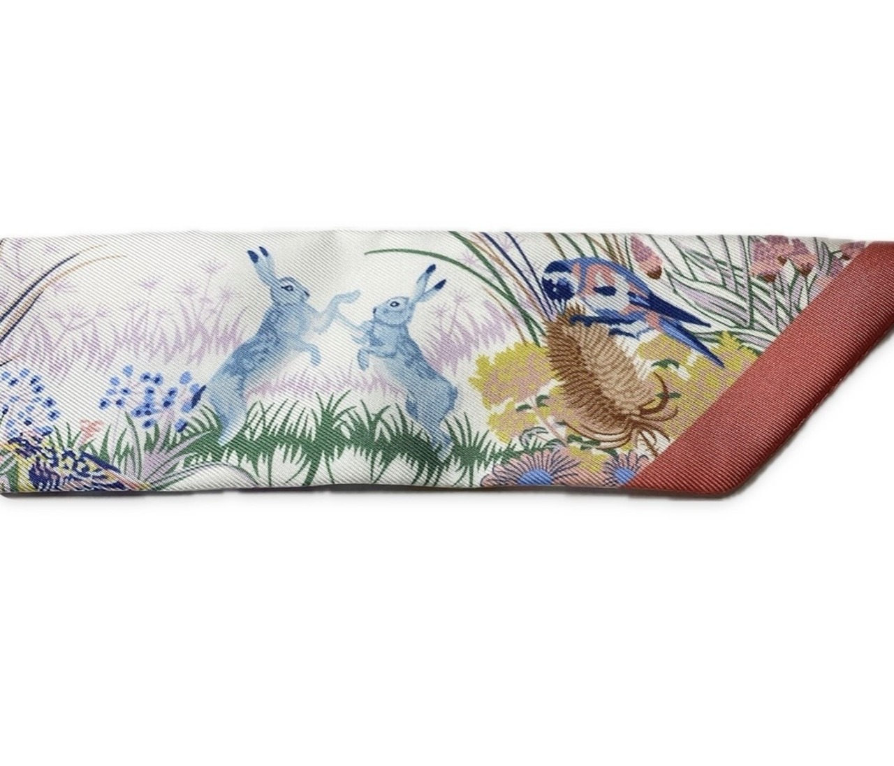 Hermès エルメス ツイリー《リワイルディング・ネイチャー》Blanc