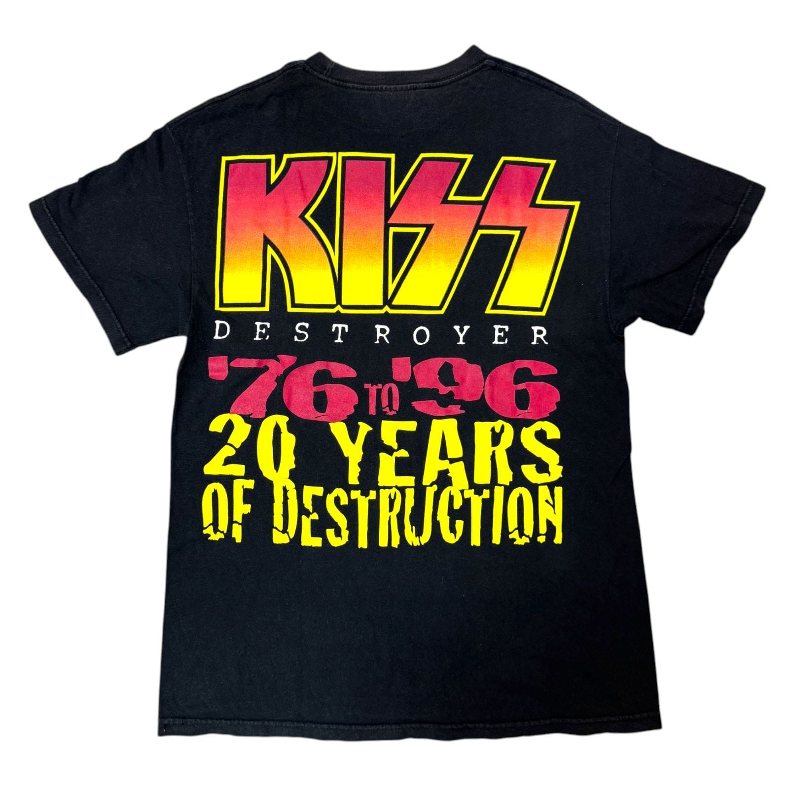 90s KISS Tシャツ キッス デッドストック ヴィンテージ 激レア 90s KISS キッス 20 YEARS OF DESTRUCTION Mサイズ バンドTシャツ