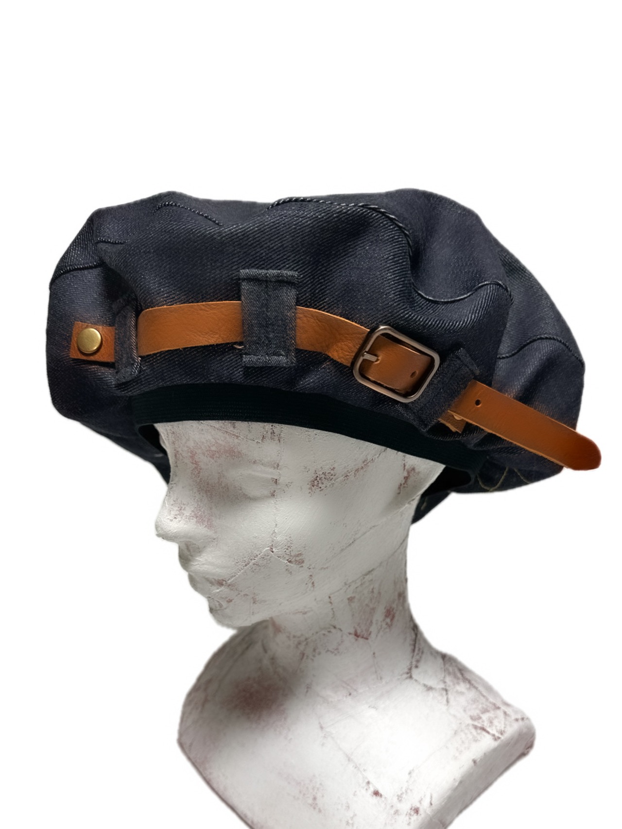 UNFINISHED 岡山デニムベレー帽25040