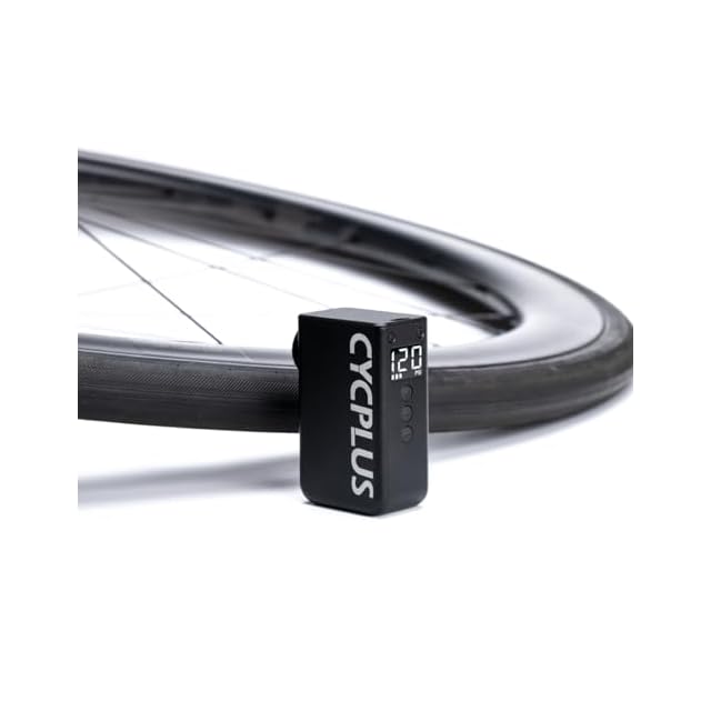 CYCPLUS 自転車 空気入れ 携帯 電動ポンプ 自転車 携帯ポンプ 小型携帯