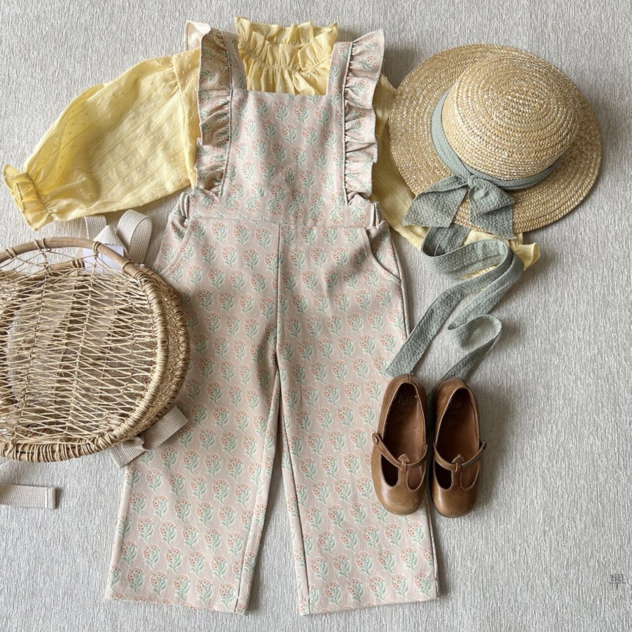 sold out»«pour enfant» リーフフリルパンツ 2colors | 子供服 capucapu