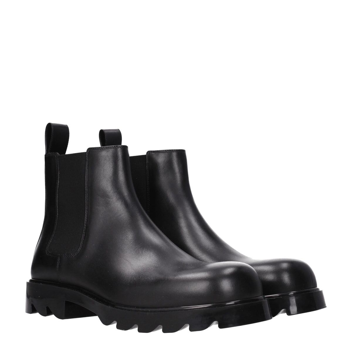 BOTTEGA VENETA ボッテガヴェネタ メンズ アンクルブーツ レザー ブラック