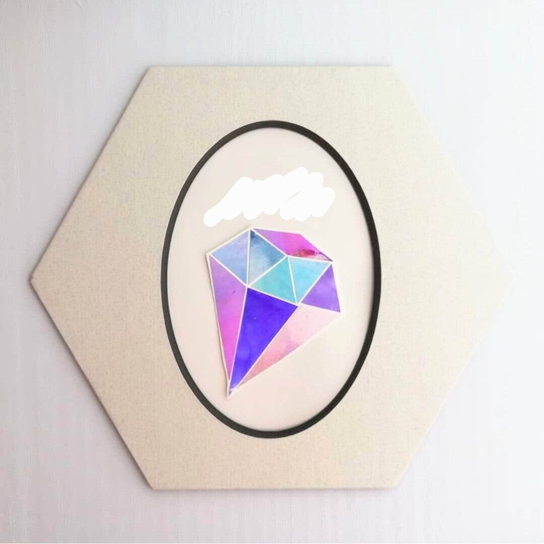 アルコールインクアート ダイアモンド インテリア 名入れ ポスト