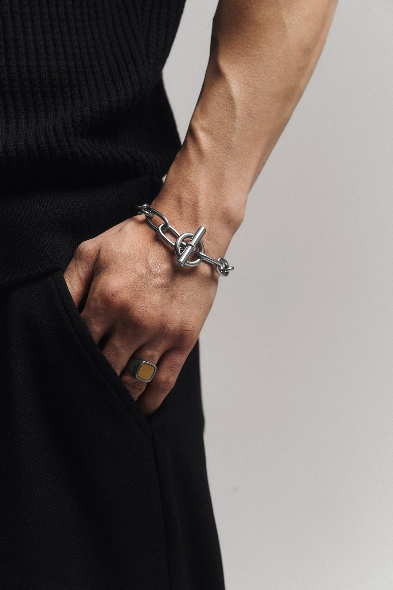 【chain mantle bracelet】SILVER