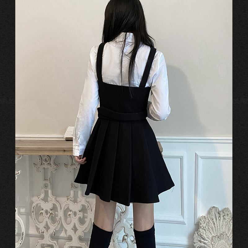 ゴスロリ系 病み可愛い オールインワン 上下セット ジャケット