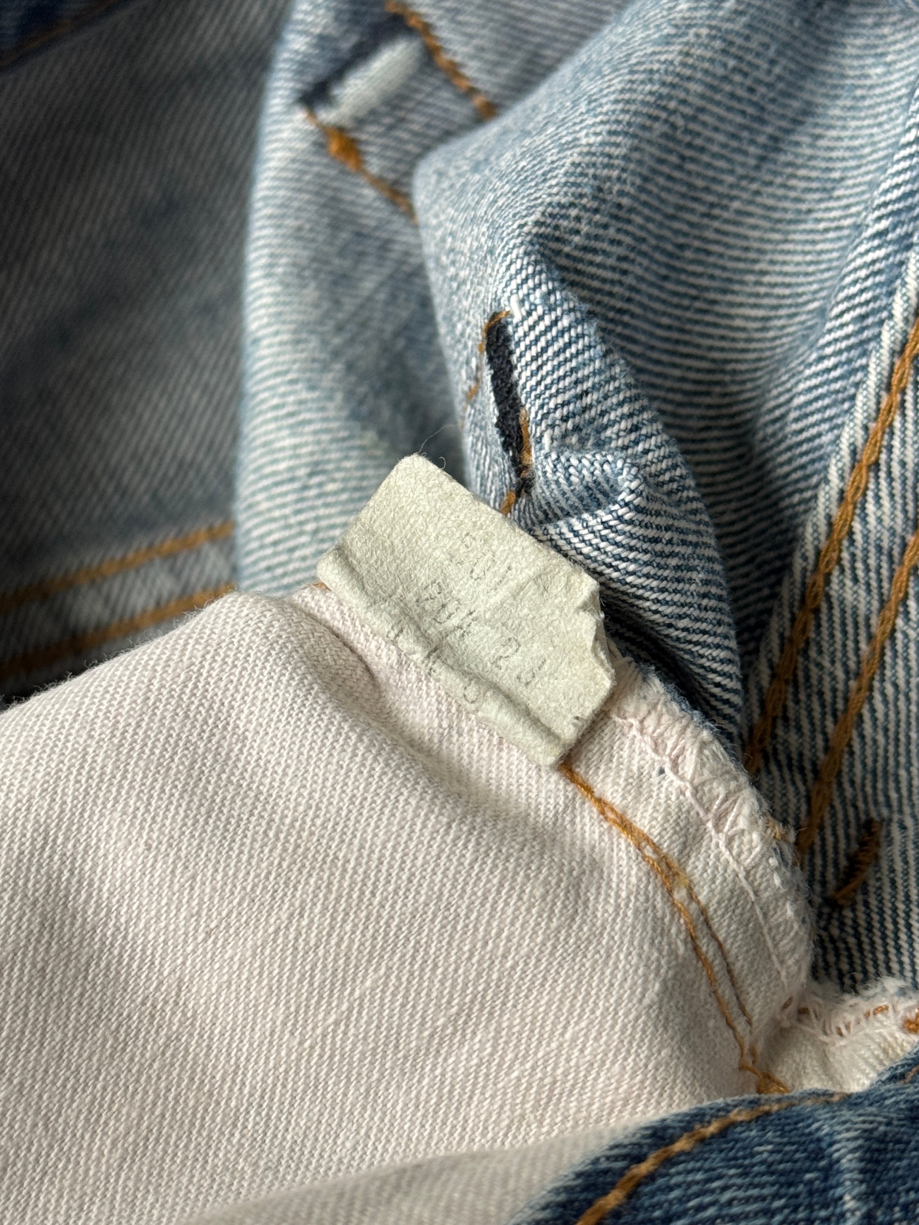 70's Vintage Levi's 501 66 Single Patchwork Denim Jeans | KLIPP