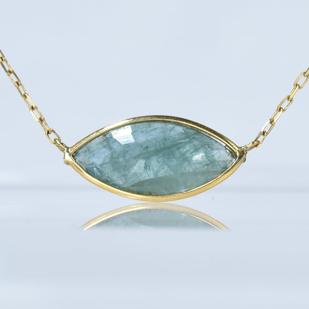 グランディディエライト ペンダント ネックレス K18イエローゴールド