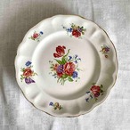 KG Luneville ブーケ柄の脚付きケーキ皿 コンポティエ 12twcm21