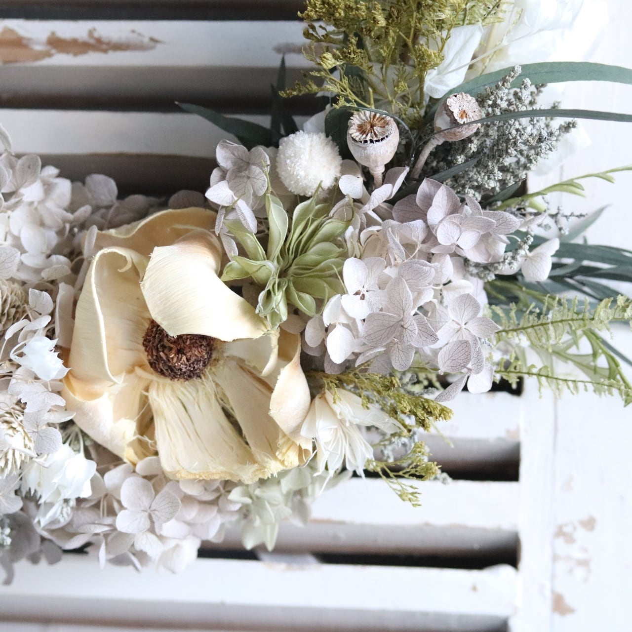 サロンにオススメリース ドライフラワー プリザーブドフラワー  