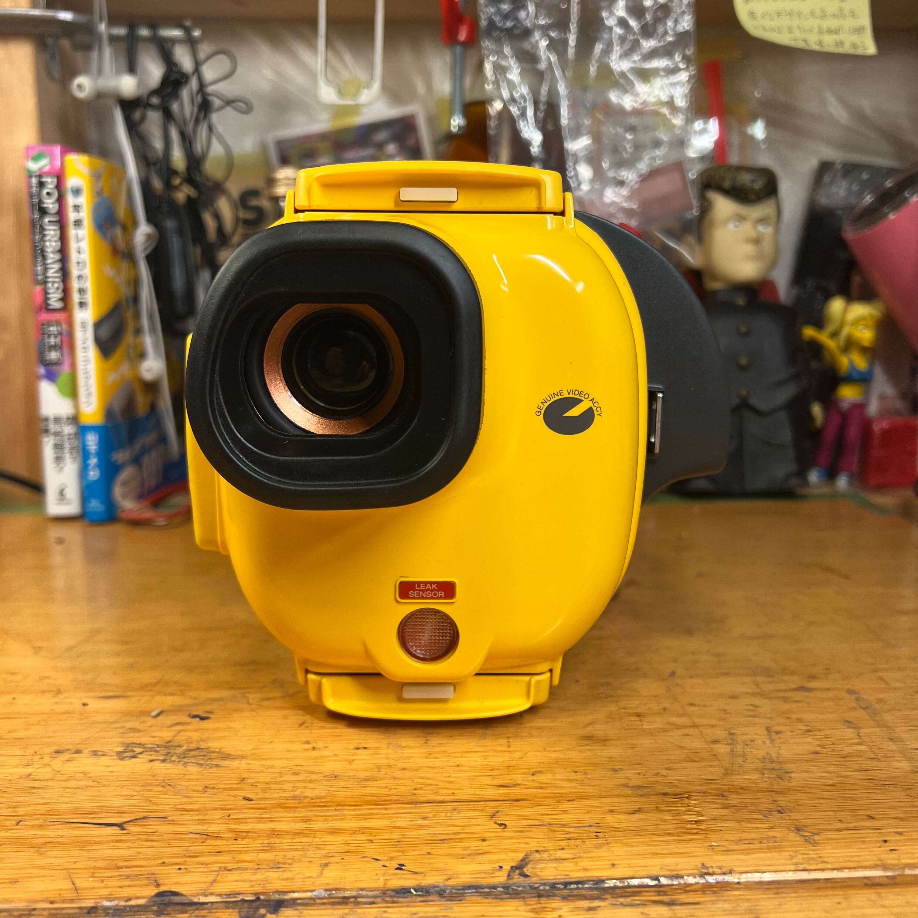 sony sportsビデオカメラ防水ケースを改造したBluetoothスピーカーです