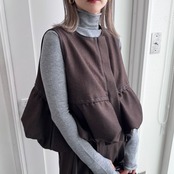 special price【9月上旬発送】[3piece] color stitch set/brown